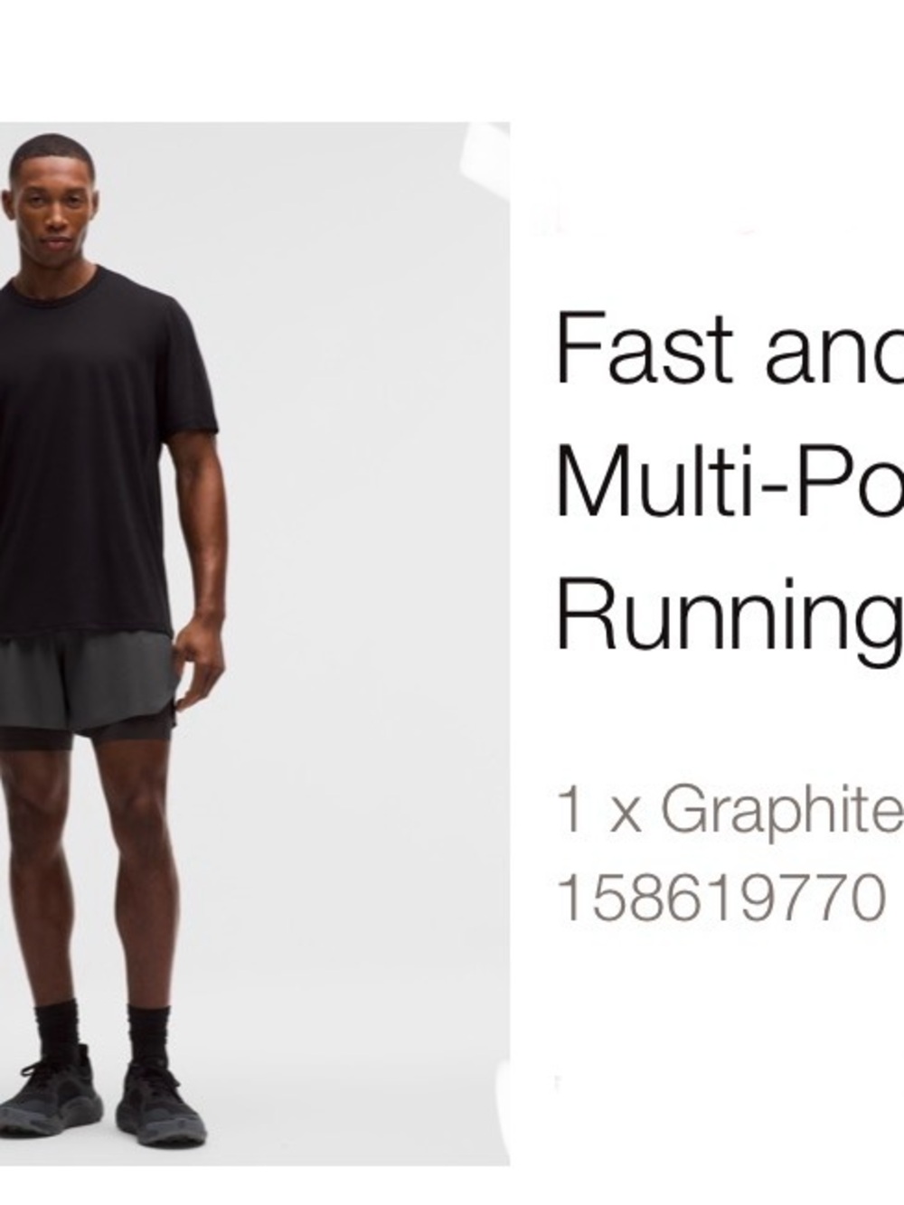 lululemon athletica Men’s Fast and Free Multi pocket 5” Running shorts